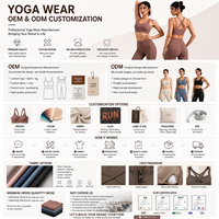 Vente en gros de vêtements de yoga à manches longues, ensembles de sport sans couture pour femmes, ensembles de gym pour femmes, Ropa De Mujer Yoga Set