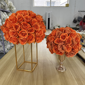 IFG 40cm Boules <span class=keywords><strong>de</strong></span> fleurs décoratives d'automne Orange brûlé pour les arrangements <span class=keywords><strong>de</strong></span> mariage - Product Image 5