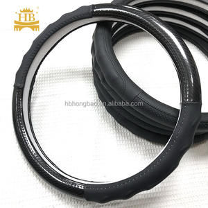 Housse <span class=keywords><strong>de</strong></span> volant confortable en fibre <span class=keywords><strong>de</strong></span> carbone, housse <span class=keywords><strong>de</strong></span> volant sport universelle, protection pour l'intérieur <span class=keywords><strong>de</strong></span> la voiture - Product Image 4