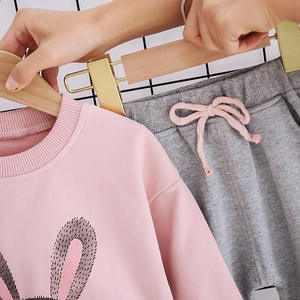 เซ็ตเสื้อผ้า2ชิ้นสำหรับเด็กผู้หญิงแรกเกิดลายการ์ตูนเสื้อแขนยาวแบบลำลอง + กางเกงชุด2ชิ้นชุดเสื้อผ้าเด็กผู้หญิง - Product Image 3