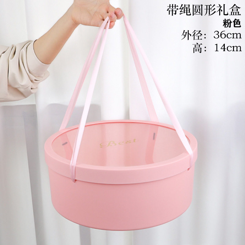 Redondo rosa de mano