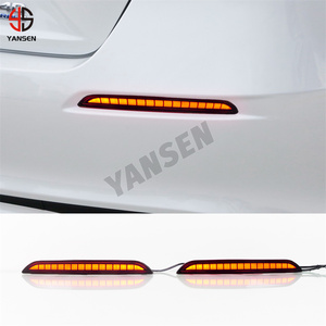 Luz Trasera LED Multifunción para Parachoques, Luz Antiniebla, Bombilla Trasera Automática, Reflector de Freno para Honda Civic <span class=keywords><strong>2021</strong></span> 2022 2023, Accesorios - Product Image 2