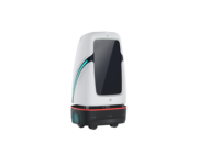 Robot de livraison commercial pour hôtels, certifié CE, avec ascenseur à appel automatique, robot de service autonome, prise en charge du logo personnalisé pour les hôtels et immeubles hôteliers