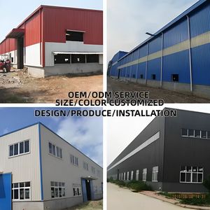 Structure <span class=keywords><strong>en</strong></span> acier préfabriquée à portique robuste à prix d'usine, conception d'entrepôt <span class=keywords><strong>en</strong></span> acier, kits d'atelier <span class=keywords><strong>en</strong></span> acier avec plans PDF - Product Image 4