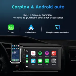 AndroidカーDVDプレーヤー9インチキャプレイスクリーンシングルDINユニバーサルカーステレオスクリーンAndroidオートカーラジオ