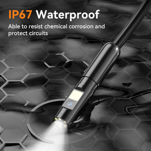 C50 Atacado Portátil 5 Polegada Impermeável Endoscópio Industrial 8mm Tubo Rígido Vídeo Borescope Inspecionar Câmera Ferramentas de Reparo de Esgoto - Product Image 4
