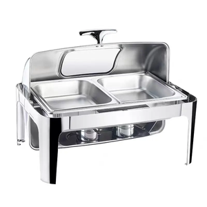 Commentaires les plus Favorables Ensemble <span class=keywords><strong>de</strong></span> buffet <span class=keywords><strong>de</strong></span> chauffe-plats <span class=keywords><strong>de</strong></span> luxe en acier inoxydable pour la fête d'anniversaire <span class=keywords><strong>de</strong></span> Noël - Product Image 5