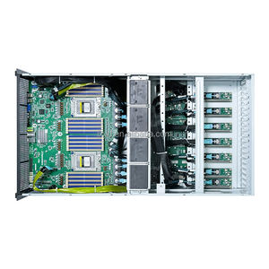 5U 6 8 10 tarjetas GPU AI servidor plataforma chasis montaje en rack Gpu servidor caso compatible con placas base <span class=keywords><strong>ASRock</strong></span> estilo con ventilador - Product Image 5