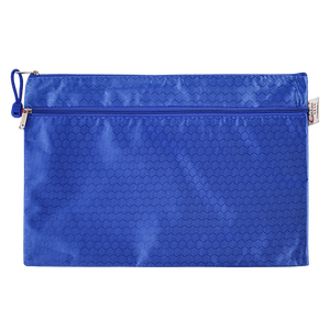 Custom Logo A4 Double Layer <strong>Document</strong> Bag Waterproof Canvas Storage <strong>Pouch</strong> for Home Office or School <strong>Travel</strong> - Product Image 2