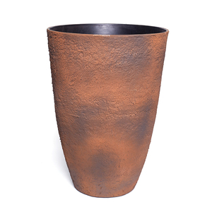 Jardinières de jardin décoratives Kailai home floor modernes, grands et grands pots de fleurs en résine, vieux vases en pierre - Product Image 4