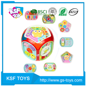 Vente chaude jouet d'apprentissage interactif multifonctionnel éducatif <span class=keywords><strong>cube</strong></span> d'activité pour bébé - Product Image 3