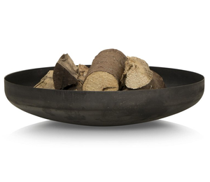 Large <strong>Outdoor</strong> Stainless <strong>Steel</strong> Fire Pit Bowl - Patio &amp; Garden <strong>Fireplace</strong> with Wood Burner - Product Image 6