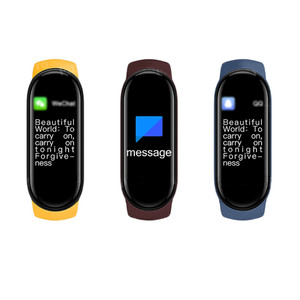 สมาร์ทวอทช์ยอดนิยมปี 2022 นาฬิกาอัจฉริยะ Xiaomi รุ่น M3 M4 <span class=keywords><strong>M5</strong></span> M6 สายรัดข้อมืออัจฉริยะสำหรับออกกำลังกายและกีฬา - Product Image 1