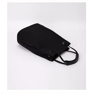OEKO-TEX BSCI <span class=keywords><strong>Bio</strong></span> <span class=keywords><strong>cotone</strong></span> Tote Bag promozionale in fabbrica tessuto bianco nero riciclato e riutilizzabile grande Shopping Bag - Product Image 6