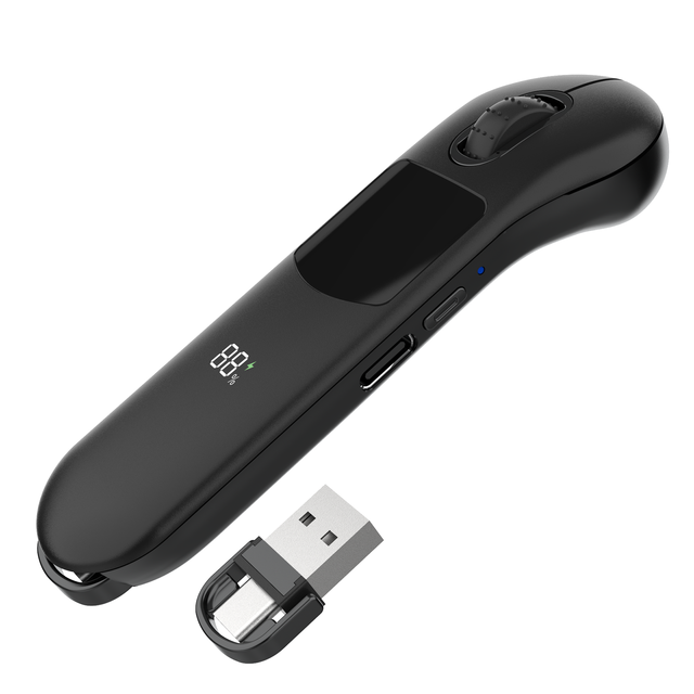 Air Mouse with Laser Pointer Touchpad 2.4G USB Remote for TikTok Scrolling PPT IOS Android PC TV