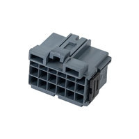 Boîtier de connecteur gris à trois rangées 18 broches compatible avec la pièce 1 967624-1, fiche de faisceau de câbles sécurisée pour usage automobile et industriel