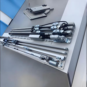 Porte coulissante télescopique automatique Mbsafe à moteur brushless industriel superposé, construction en alliage d'aluminium pour centre commercial - Product Image 3