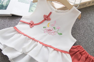 Ensemble de vêtements pour filles, style Punjabi, vêtements à l'ancienne pour enfants, robe pour bébé, t-shirts pour filles, achat en ligne à Taïwan - Product Image 3