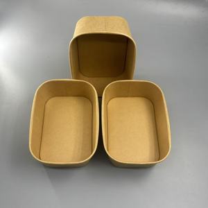 Bol en papier jetable à bord roulé - Product Image 1