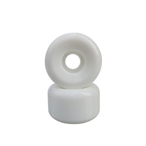 Nhanh chóng vận chuyển 58 Mét 102A ván trượt màu trắng bánh xe 55d công viên đường phố OEM thiết kế cho người lớn đôi Rocker trượt ván - Product Image 1