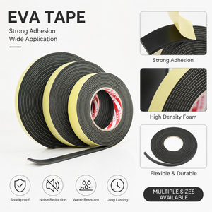Nastro Biadesivo in Schiuma EVA su Misura, <span class=keywords><strong>Adesivo</strong></span> Forte <span class=keywords><strong>per</strong></span> Kit di Isolamento Porte e <span class=keywords><strong>Finestre</strong></span> - Product Image 3