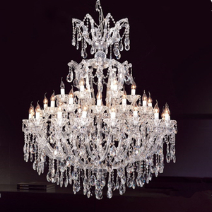 Lámpara de Araña Clásica Europea Personalizada de Cristal María Teresa para Bodas, Villas, Vestíbulos de Hoteles, Lámpara Colgante de Lujo Extra Grande - Product Image 5