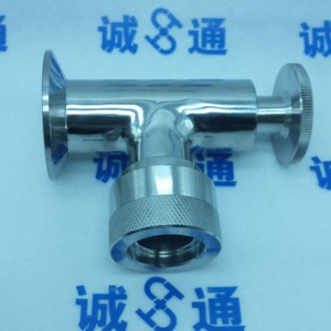 Medidor de Nivel Sanitario de Acero Inoxidable de Liberación Rápida, Tipo Unión de Apertura Rápida de Grado Alimenticio, Instrumento de Medición de Nivel Roscado - Product Image 1