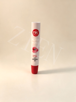 Tube cosmétique souple personnalisé OEM/ODM imprimé, 19 mm, en PE, de 8 à 20 ml, avec embout biseauté, pour emballage de gel, baume, huile ou brillant à lèvres