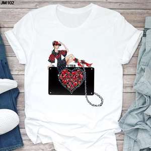 <span class=keywords><strong>เสื้อ</strong></span>ยืดพิมพ์<span class=keywords><strong>ล</strong></span>ายตามสั่ง <span class=keywords><strong>เสื้อ</strong></span>ยืดเปล่าพร้อมโ<span class=keywords><strong>ล</strong></span>โก้สำหรับผู้หญิง พิมพ์ลายจักรยาน รองเท้าส้นสูง ของขวัญ <span class=keywords><strong>เสื้อ</strong></span>ยืดสำหรับครอบครัวแบบเข้าชุด แขนสั้น - Product Image 3