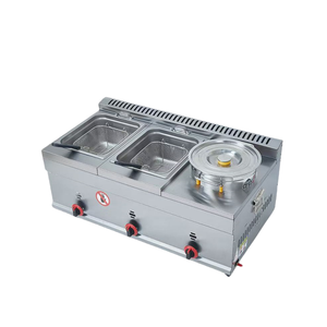 Équipement de restauration de haute qualité, Poêle combiné à double usage pour frites, <span class=keywords><strong>Friteuse</strong></span> - Product Image 4