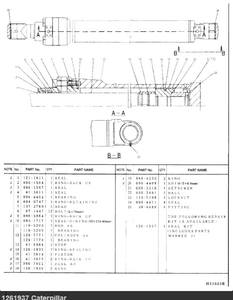 126-1937 עבור קטרפילר 320 מחפר הידראולי צילינדר בום ערכת חותם - Product Image 6