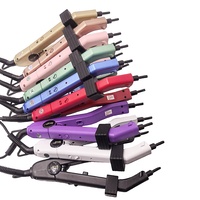 LOOF JR-609 Outil de pose d'extensions capillaires à température réglable, connecteur de kératine en PC pour pointes chauffantes de 1,5 mm (usage professionnel)