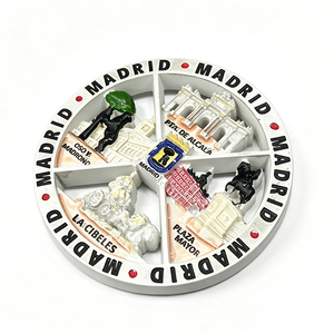 Magnete per Frigorifero 3D Personalizzabile Ecologico di Madrid, Spagna, Ornamento in Resina di Monumenti per Arredamento e Regalo - Product Image 2