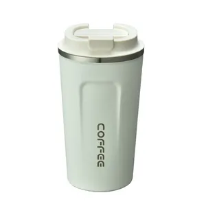 แก้วน้ำสุญญากาศสแตนเลส 304 แบบสองชั้น พร้อมฝาปิด ขวดกาแฟ - Product Image 2