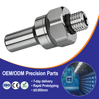 Déconnexion rapide de haute précision pour le refroidissement liquide Blind-Mate pour les boucles de plaque froide de serveur GPU, pièces usinées CNC