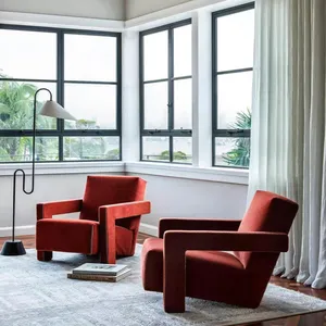 豪华月顶椅套装偶尔凉爽放松北欧部分现代单木休息室扶手客厅口音椅