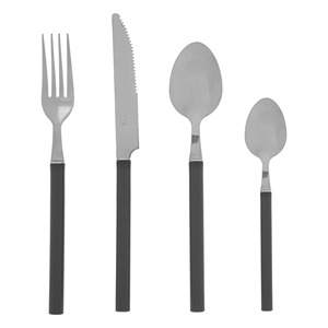 Juego completo de cubiertos de 24 piezas, gris, línea Indonesia - Product Image 1