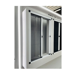 <span class=keywords><strong>Mosquitera</strong></span> plisada para <span class=keywords><strong>puerta</strong></span>, malla de poliéster, Color blanco, buena protección contra mosquitos - Product Image 6