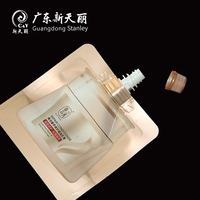 Pochette souple portable avec bec verseur pour échantillons de savon liquide pour les mains – Emballage plastique pour voyage