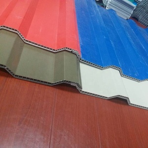 Tôle de <span class=keywords><strong>toiture</strong></span> alvéolaire en PVC thermoacoustique creux résistant aux UV ASA en PVC creux - Product Image 4