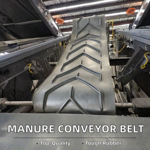 Industrial Conveyor <span class=keywords><strong>Rubber</strong></span> V <span class=keywords><strong>Belt</strong></span> for Poultry Estrume Truck Loading & Unloading com corte Processing Service - Product Image 2