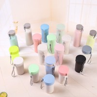 Tasse en paille de blé, naturelle pure, biodégradables et réutilisables, de haute qualité, 500 ml