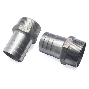 Adaptateur de raccord de tuyau hexagonal de 2,50 mm à filetage NPT mâle de 2 pouces pour carburant, huile, eau, air, plomberie automobile - Product Image 1