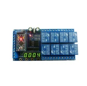 Modul Perisai Relay Papan DC 12V 8 Channel Pro Mini PLC untuk A-rduino Papan Saklar Pengatur Waktu Penundaan Multifungsi