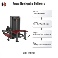 Machine de musculation professionnelle personnalisée de haute qualité, réglable, en acier, pour soulevé de cuisse horizontal, à charge sélective par poulie, certifiée CE