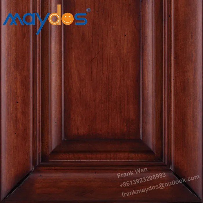 中国トップ5ブランドチーク材ステインペイントカラー木製ドア用