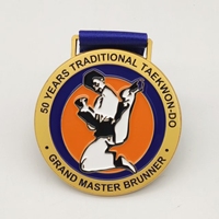 Médaille de sport personnalisée, trophée de champion en alliage de zinc 3D gaufré, plaqué or, argent, bronze, pour soirées de combat, récompense de champion, médaille de boxe