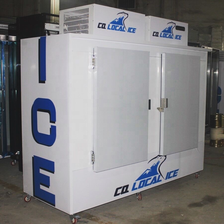 Intérieur/Extérieur glace ensachée marchandises/bac de stockage de glace congélateur