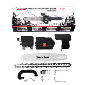 12 inch Nieuwe Draagbare Kettingzaag Adapterset Elektrische Hoekfrees Omzetten naar Kettingzaag voor Houtzagen Tuin Snoeigereedschap Sets - Product Image 6