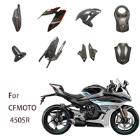 Kits de pièces de moto en fibre de carbone sèche 3K 100% OEM Autoclave Twill pour CFMOTO 450 SR